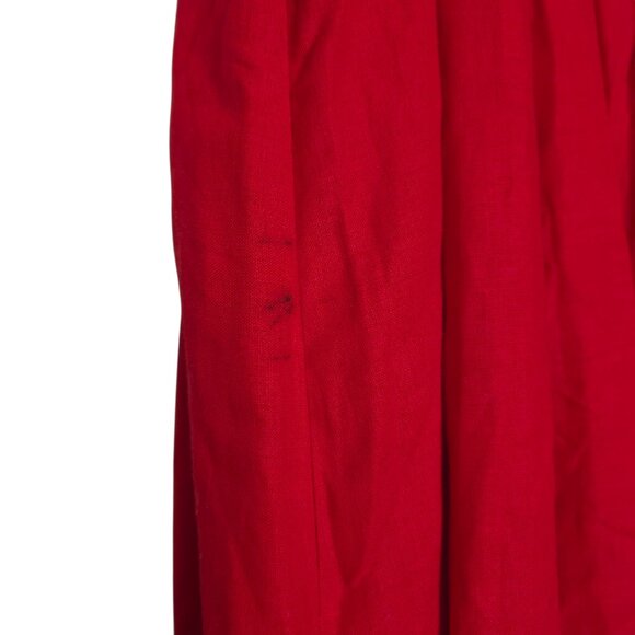 Farm Rio Koi Maxi Dress‎ Red Fish Top Linen Size XL NWT - Picture 11 of 16